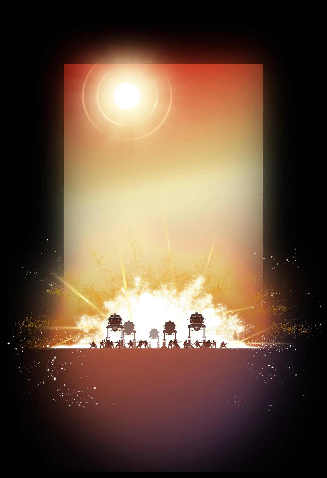 Recherches graphiques dans l'esprit star wars pour des fonds d'affiches Recherches graphiques dans l'esprit star wars pour des fonds d'affiches