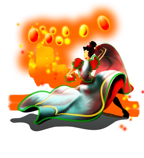 Danseuse flamenco illustration photoshop Danseuse flamenco illustration photoshop